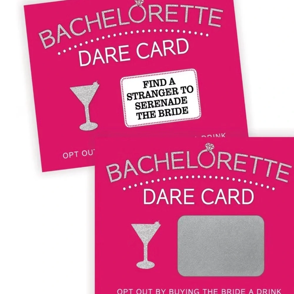 Bachelorette Dare Cards - Hot Pink Party Game